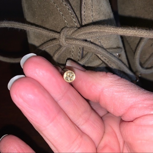 TORY BURCH Sage Suede Hilary Chukka Ankle Boot 9 NWT - Picture 3 of 5